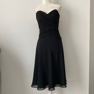 White House Black Market Strapless LBD